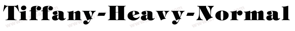 Tiffany-Heavy-Normal Th字体转换